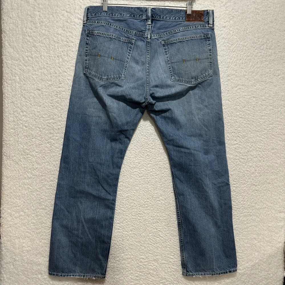 Polo‎ Ralph Lauren Vintage 67 Jeans Men's 36 Blue Denim Distressed Classic Fit